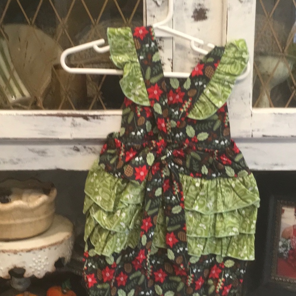 New Ric rac & ruffles bubble size 12m Christmas - Picture 4 of 5